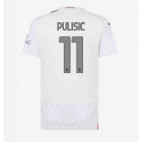 AC Milan Christian Pulisic #11 Bortedrakt Dame 2023-24 Kortermet